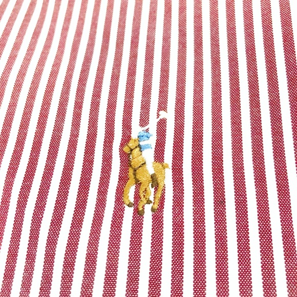 Vintage Ralph Lauren Polo Men’s Striped Button Down Dress Shirt - Picture 2 of 5